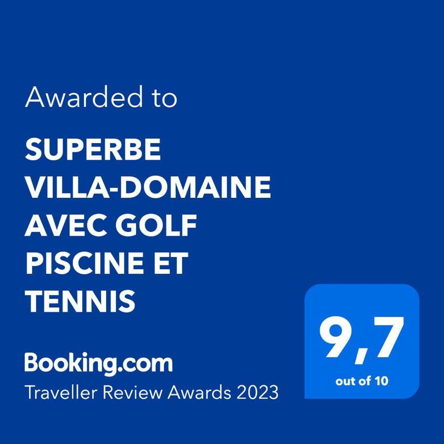 Superbe Villa-Domaine Avec Golf Piscine Et Tennis Saint-Cyr-sur-Mer Extérieur photo
